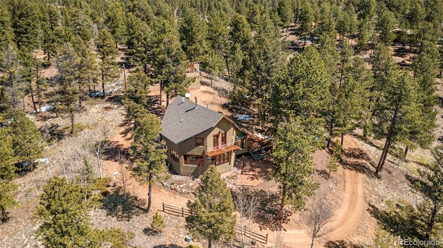 174 Needle Creek Rd, Divide, CO 80814 - view from above of property featuring a forest