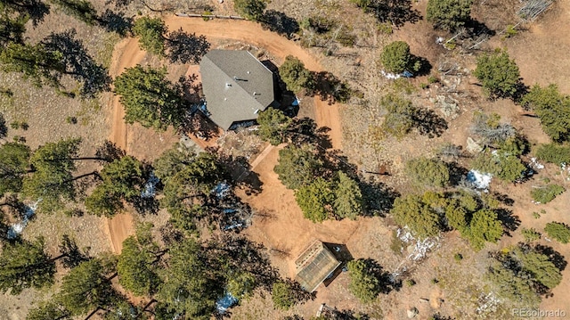 174 Needle Creek Rd, Divide, CO 80814 - overview of rural landscape featuring a desert landscape
