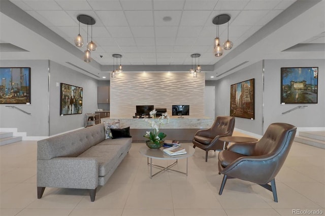 2001 Lincoln St Unit 2524, Denver, CO 80202 - lobby with a paneled ceiling