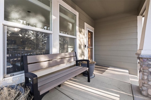 view of patio / terrace featuring covered porch