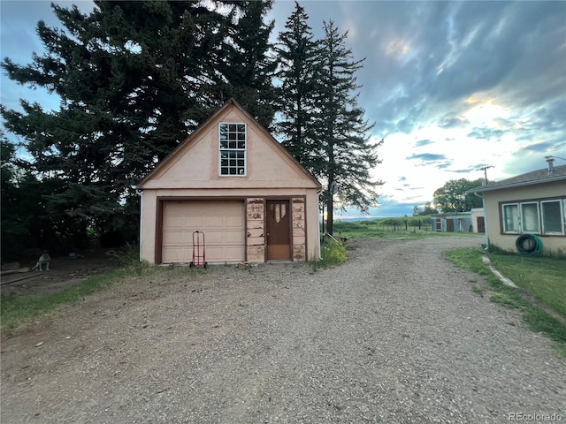 1069 US Highway 285, Monte Vista, CO 81144 - detached garage with gravel driveway
