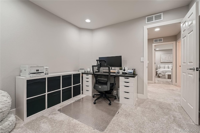 15595 E 47th Dr, Denver, CO 80239 - home office with carpet and recessed lighting