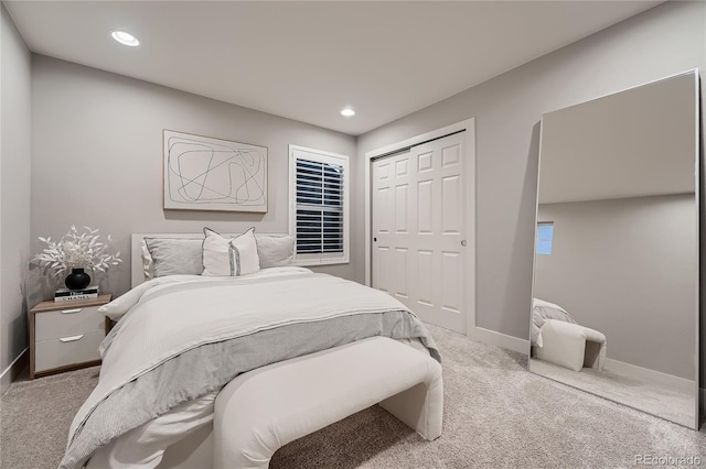 15595 E 47th Dr, Denver, CO 80239 - carpeted bedroom featuring a closet and recessed lighting