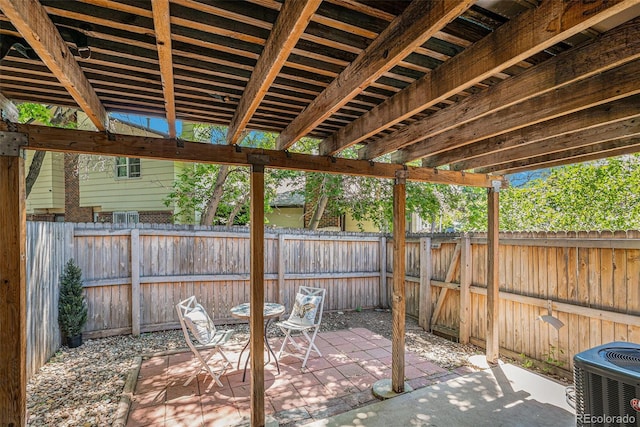64 Nome Way Unit A, Aurora, CO 80012 - fenced backyard with a patio