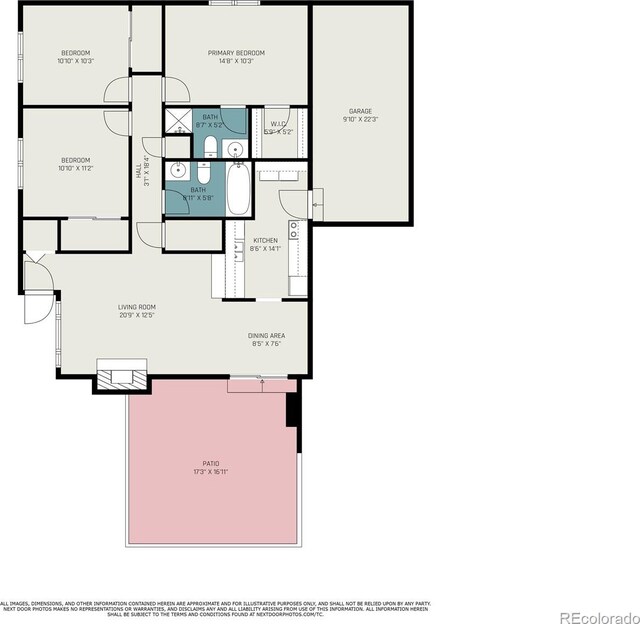 64 Nome Way Unit A, Aurora, CO 80012 - view of room layout