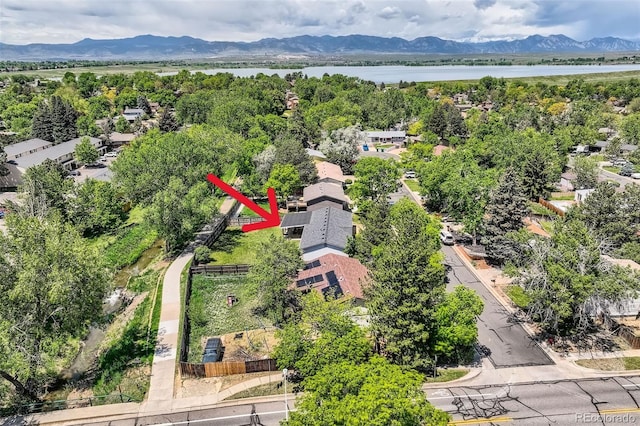 9146 W 89th Ct, Broomfield, CO 80021 - bird's eye view of a water and mountain view