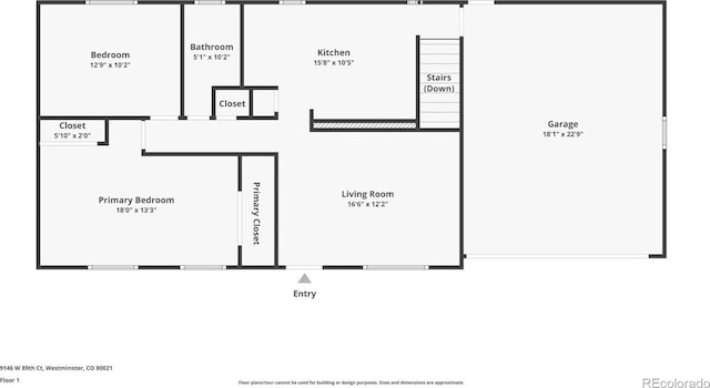 9146 W 89th Ct, Broomfield, CO 80021 - property floor plan