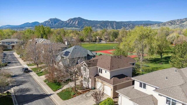 4059 Nevis St, Boulder, CO 80301 - aerial view of a mountain backdrop