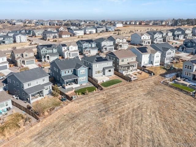 drone / aerial view featuring a residential view