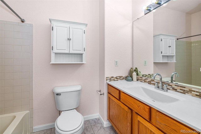 8199 Welby Rd Unit 4106, Denver, CO 80229 - bathroom with vanity, shower / washtub combination, and tile patterned floors