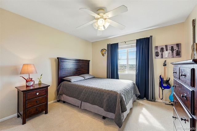 12996 Banyon Cir, Parker, CO 80134 - bedroom with light colored carpet and ceiling fan