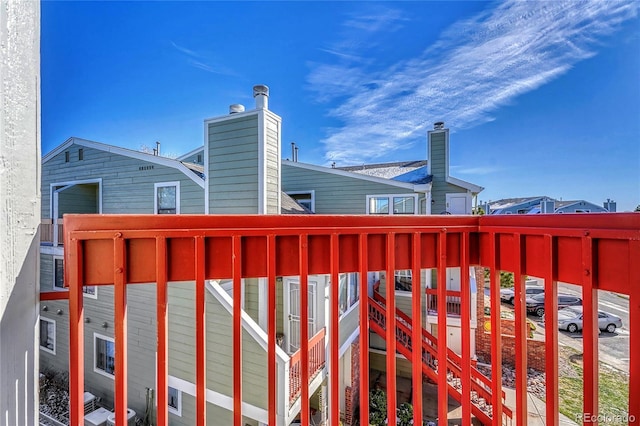 wooden deck featuring central AC