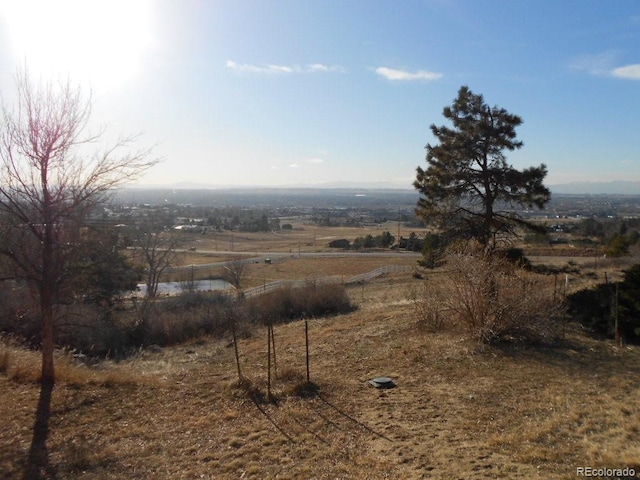 view of nature featuring a rural view