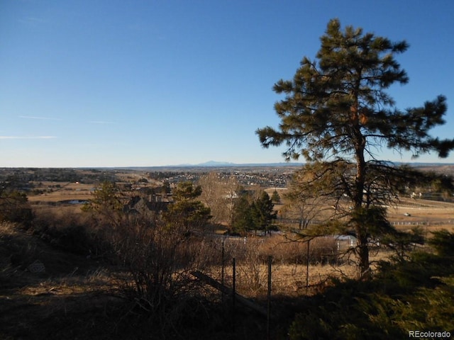 view of nature with a rural view