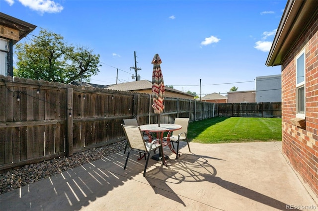 view of patio