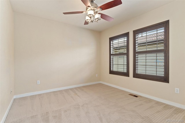 10044 Martin Luther King Blvd, Denver, CO 80238 - carpeted empty room with baseboards and a ceiling fan