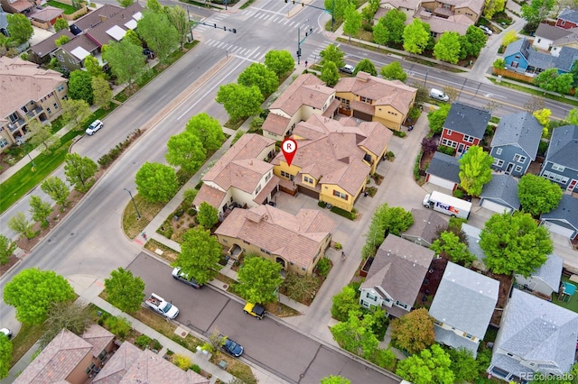 10044 Martin Luther King Blvd, Denver, CO 80238 - aerial view of residential area