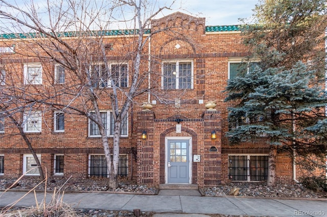 multi unit property with brick siding