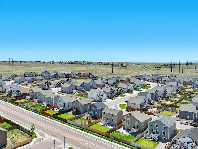 aerial perspective of suburban area