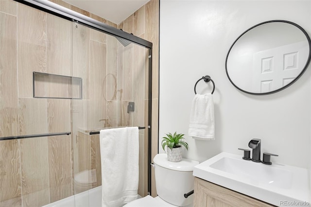 1325 Dayton St, Aurora, CO 80010 - full bathroom featuring vanity and a stall shower