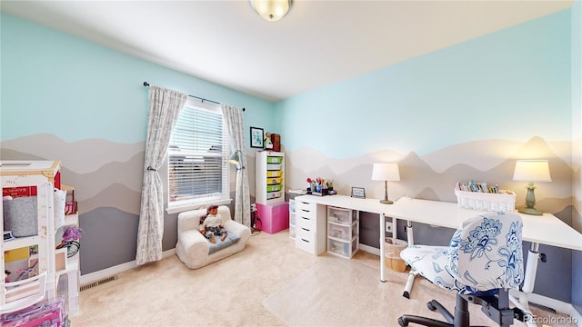 bedroom featuring carpet floors