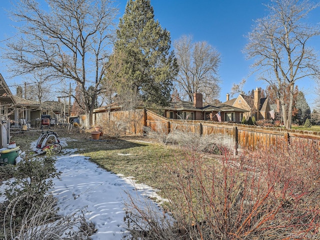 view of front of property