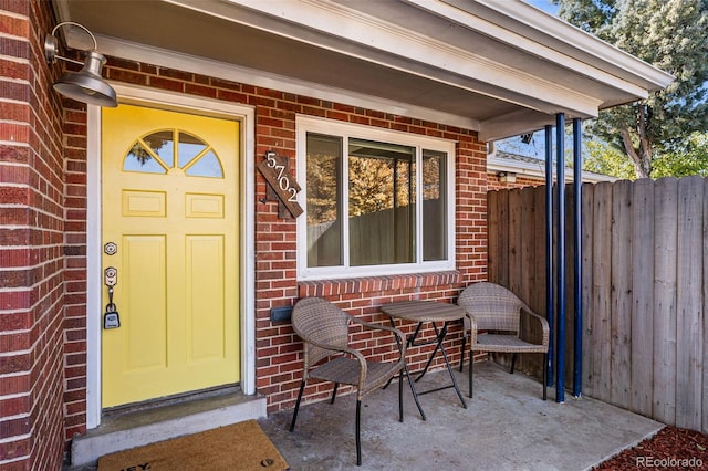 view of entrance to property