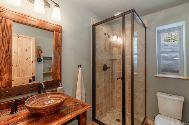 344 Puma Pl, Fairplay, CO 80440 - bathroom with a shower stall and vanity