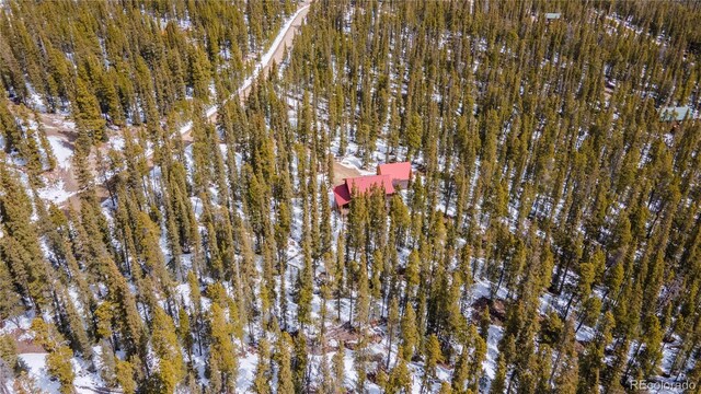 344 Puma Pl, Fairplay, CO 80440 - view of snowy aerial view