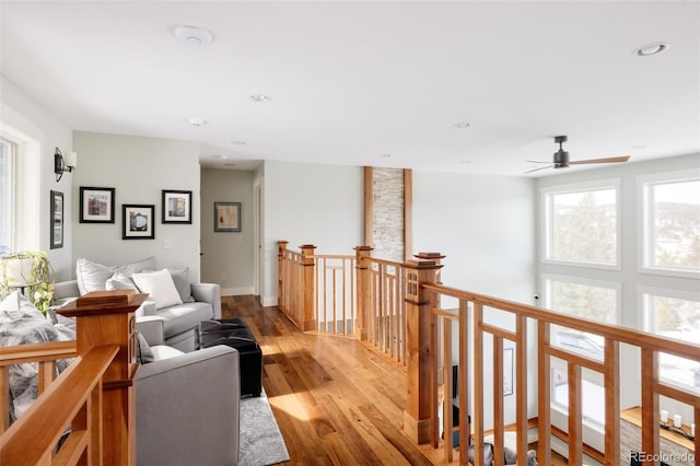 interior space featuring light hardwood / wood-style floors