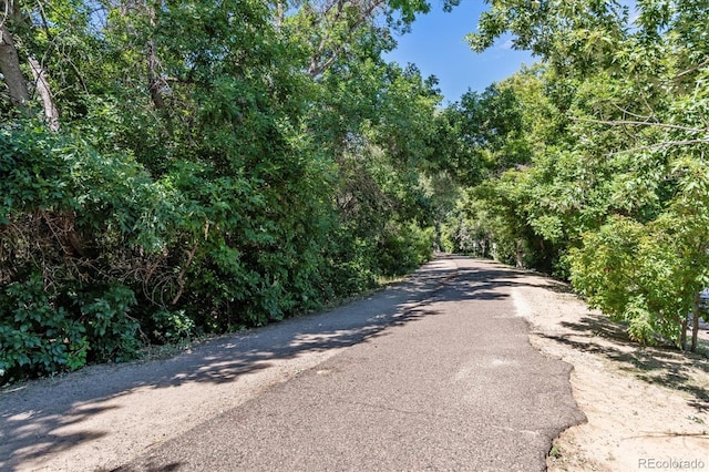 view of road