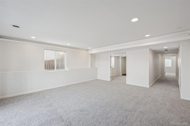 13135 Devils Thumb Pl, Peyton, CO 80831 - empty room with recessed lighting, light colored carpet, and baseboards