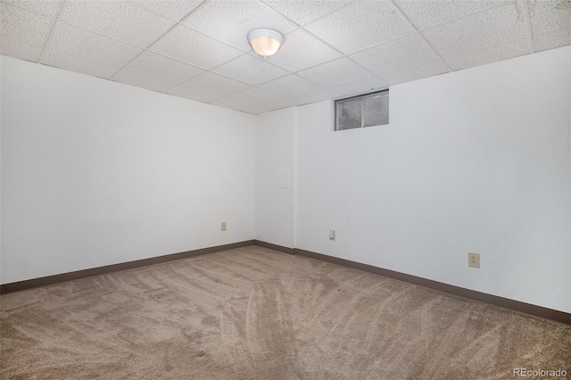 unfurnished room with carpet