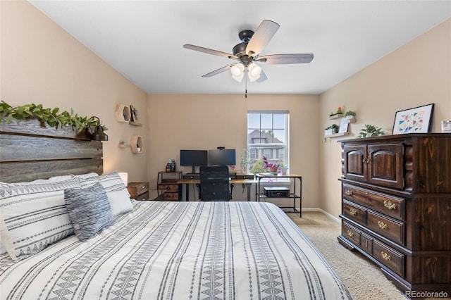 9530 Gray St, Westminster, CO 80031 - carpeted bedroom with ceiling fan and baseboards