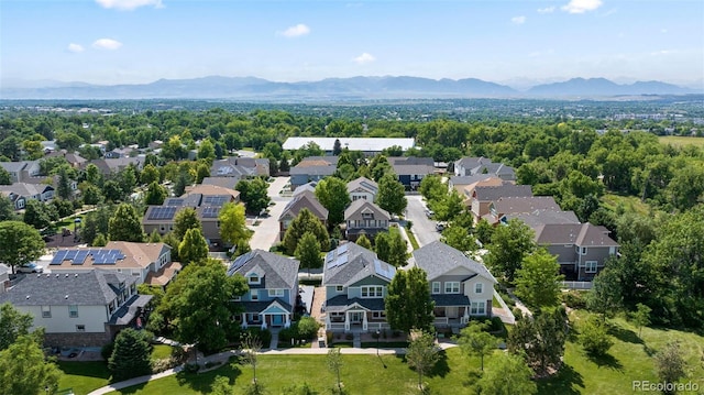 9530 Gray St, Westminster, CO 80031 - aerial view of residential area featuring mountains