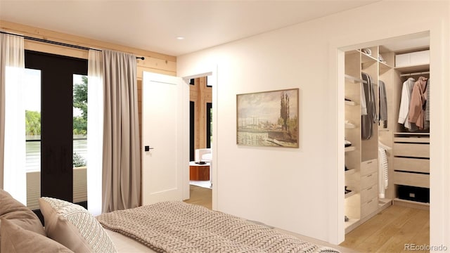 32778 Janelle Ln, Golden, CO 80403 - bedroom with recessed lighting and light wood-style floors