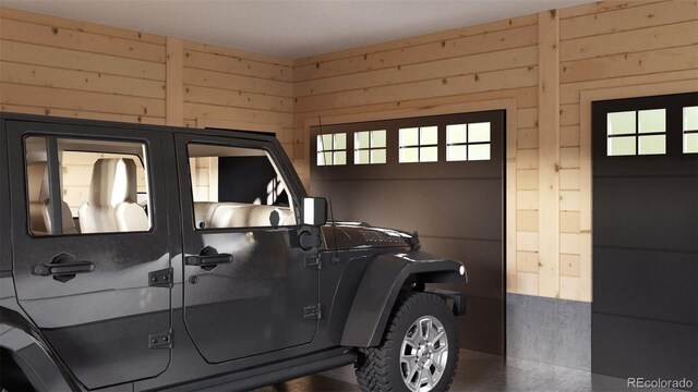 32778 Janelle Ln, Golden, CO 80403 - garage featuring wooden walls
