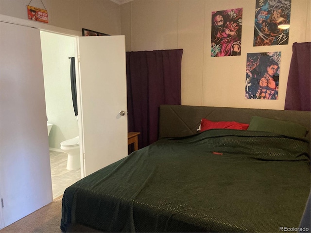 1103 Stage Dr, Fort Lupton, CO 80621 - carpeted bedroom with ensuite bath