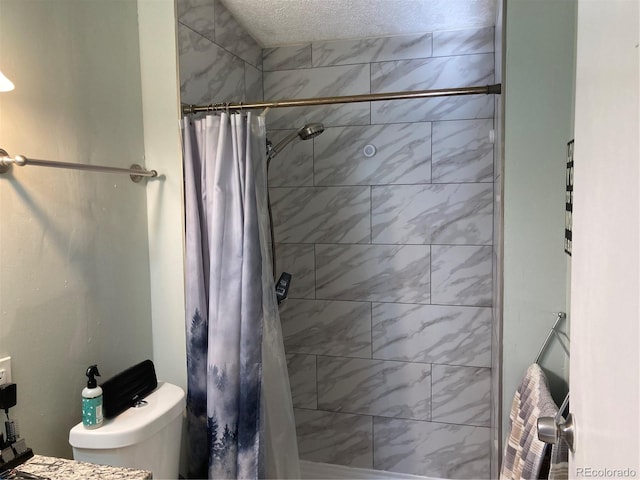 1103 Stage Dr, Fort Lupton, CO 80621 - bathroom featuring toilet and a tile shower