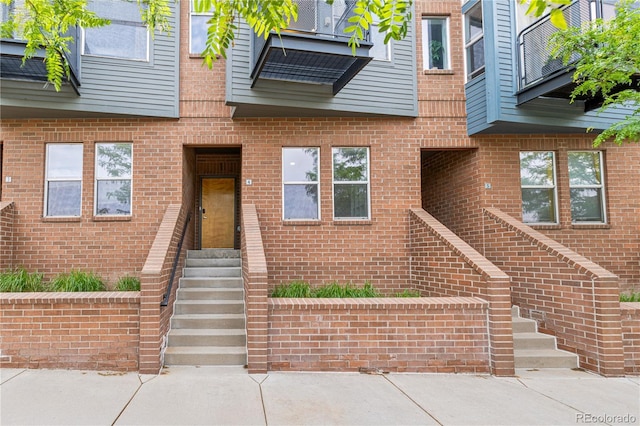 2680 Blake St Unit 4, Denver, CO 80205 - property entrance with brick siding