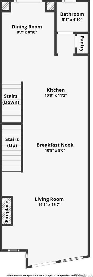2680 Blake St Unit 4, Denver, CO 80205 - view of property floor plan