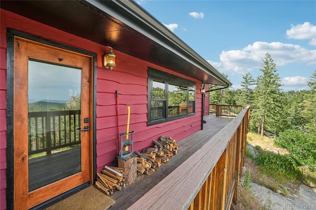 8940 S Brandenburger Dr, Morrison, CO 80465 - view of deck