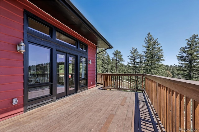 8940 S Brandenburger Dr, Morrison, CO 80465 - view of deck