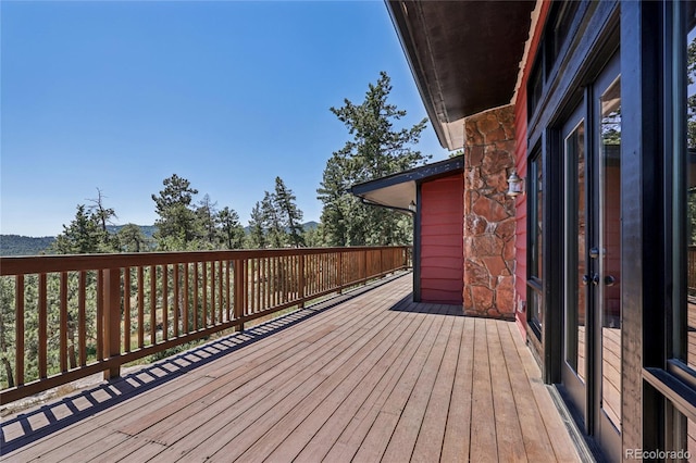 8940 S Brandenburger Dr, Morrison, CO 80465 - view of deck