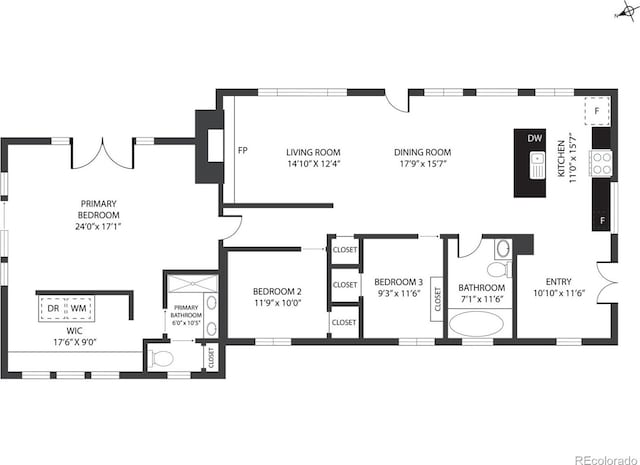 8940 S Brandenburger Dr, Morrison, CO 80465 - view of floor plan / room layout