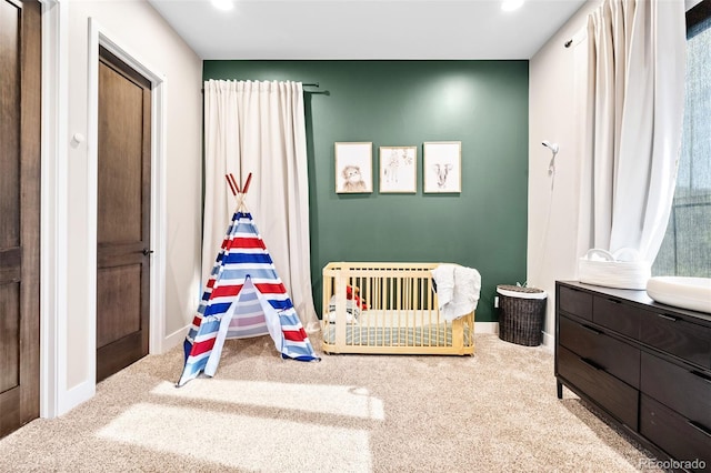 6589 Canyonpoint Rd, Castle Pines, CO 80108 - carpeted bedroom with recessed lighting and baseboards