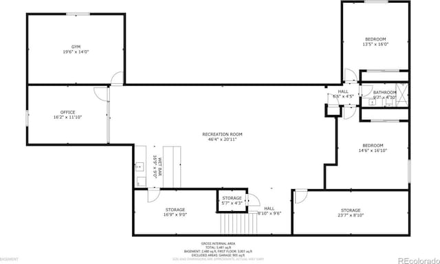 6589 Canyonpoint Rd, Castle Pines, CO 80108 - plan