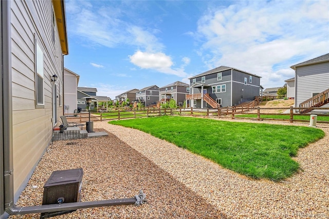 7465 E 157th Pl, Thornton, CO 80602 - view of yard featuring a residential view and stairs