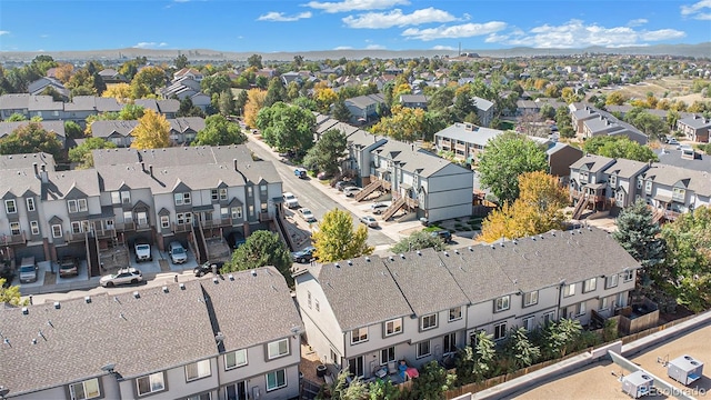 bird's eye view featuring a residential view