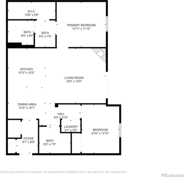 23456 E 5th Pl Unit 104, Aurora, CO 80018 - view of floor plan / room layout